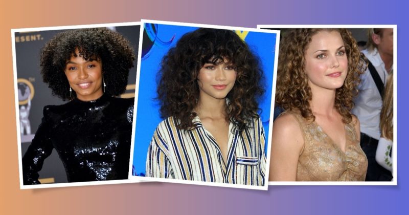 Celebrities with Curly Hair Featured