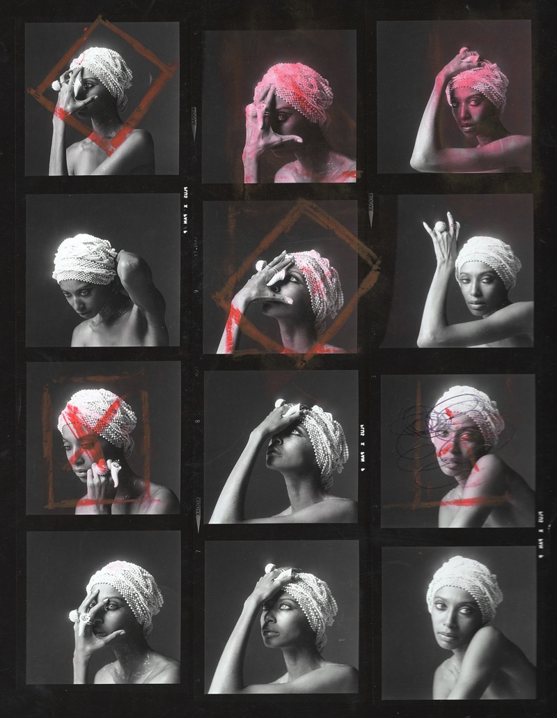 Donyale Luna Contact Sheet