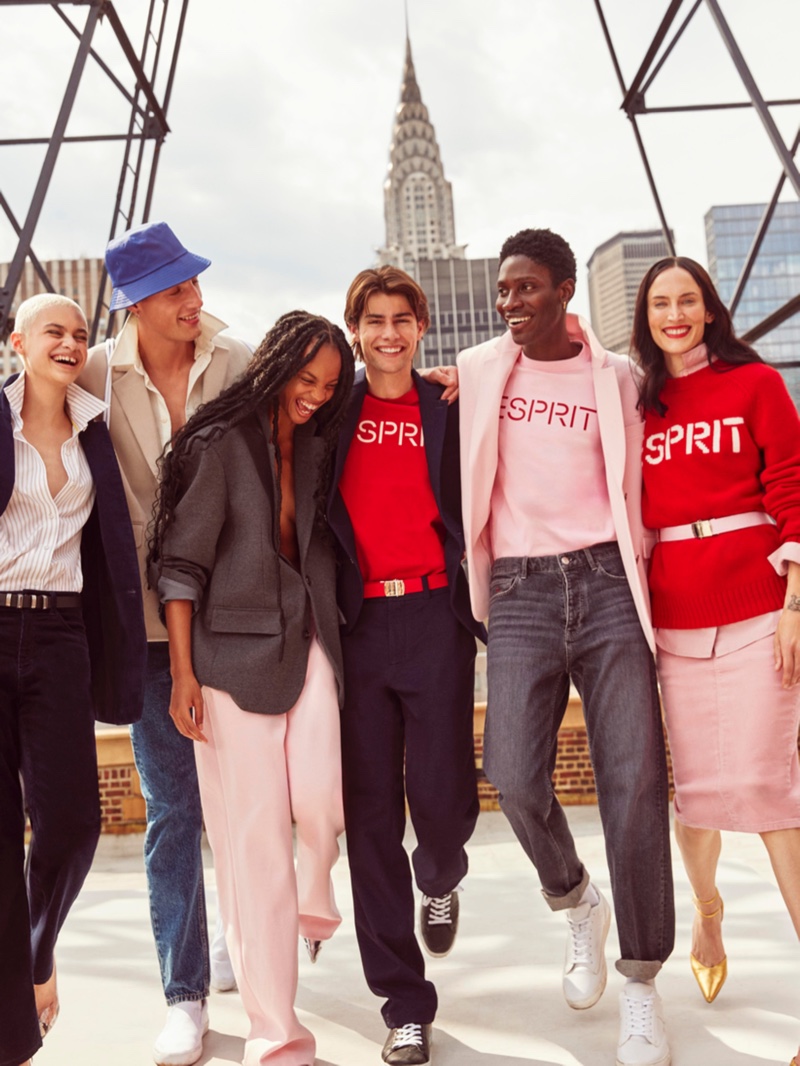 ESPRIT channels preppy looks with its fall 2023 campaign captured in New York City.