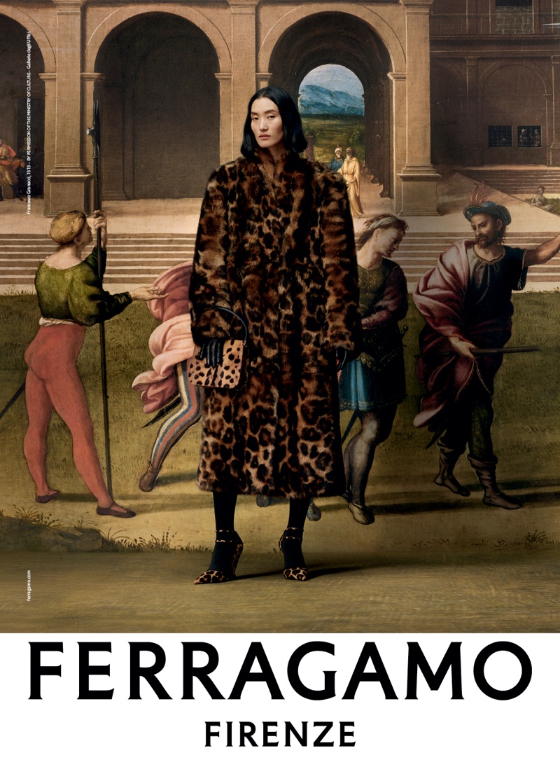Ferragamo Painting Fall 2023 Campaign