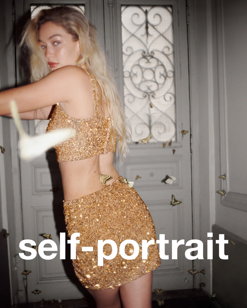 Gigi Hadid Self-Portrait Fall 2023 Campaign