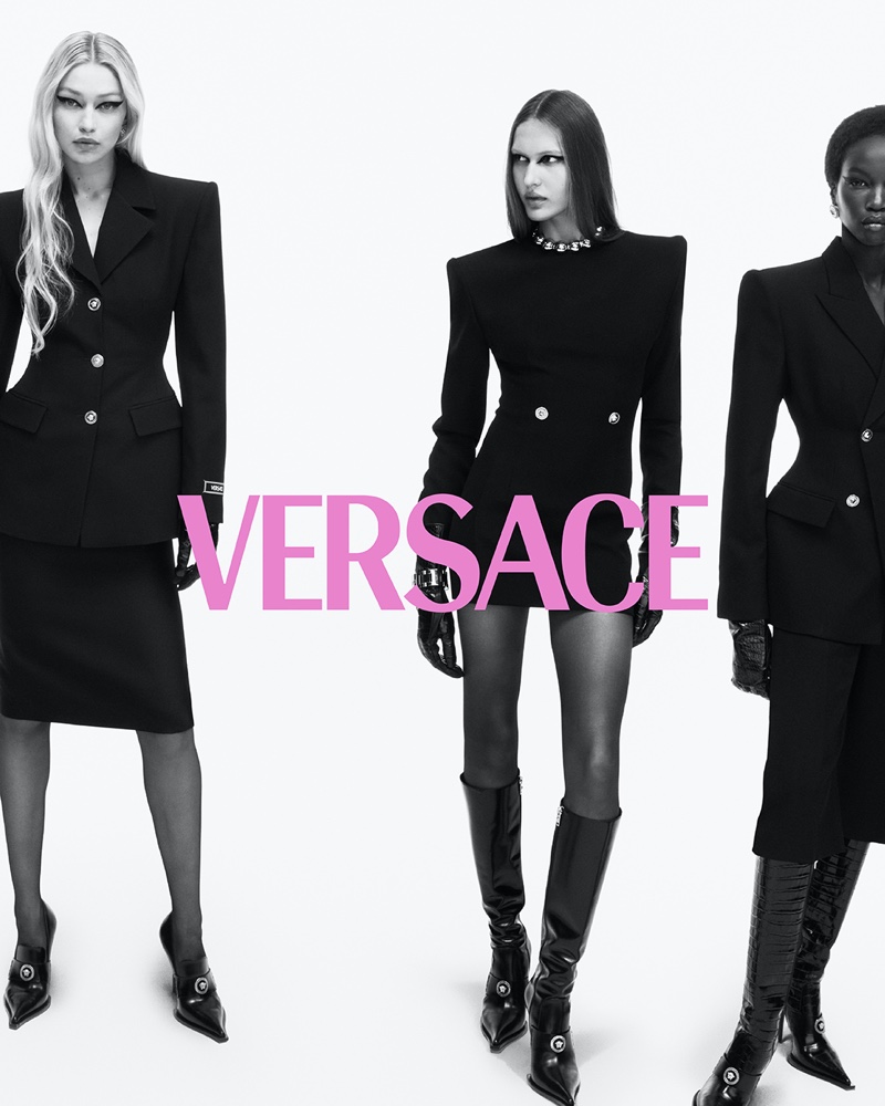 Gigi Hadid Versace Fall 2023 Campaign