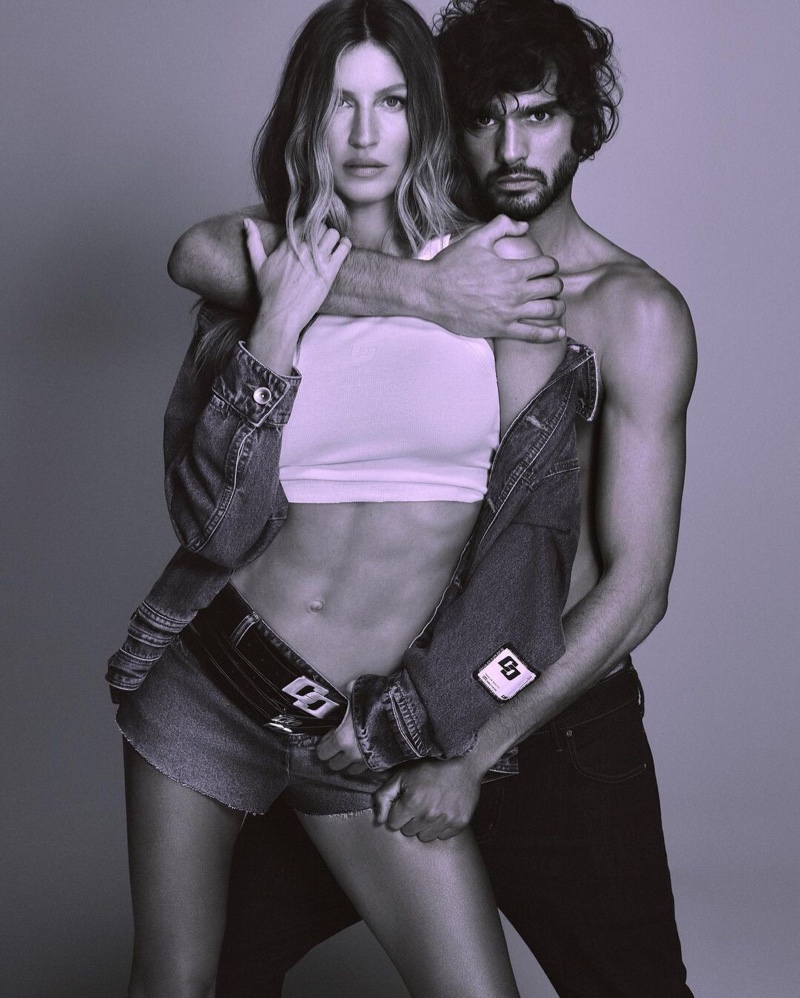 Gisele Bundchen pairs with Marlon Teixeira for a striking look in Colcci's latest ad campaign.