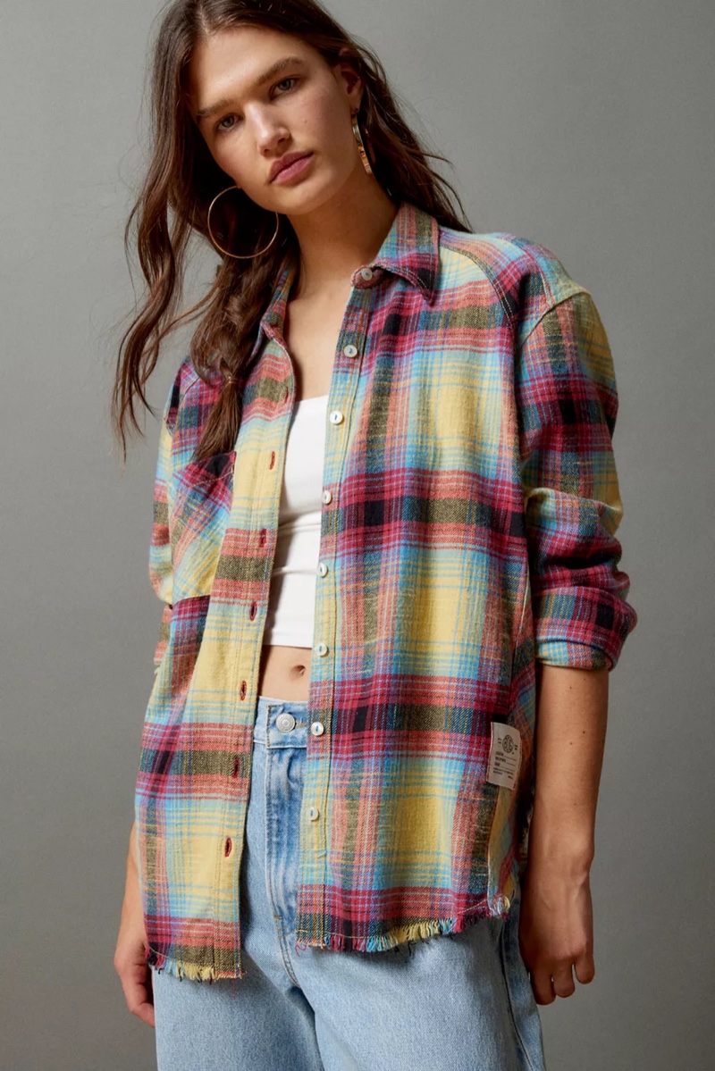 Grunge Flannel What Wear 90s Party BDG