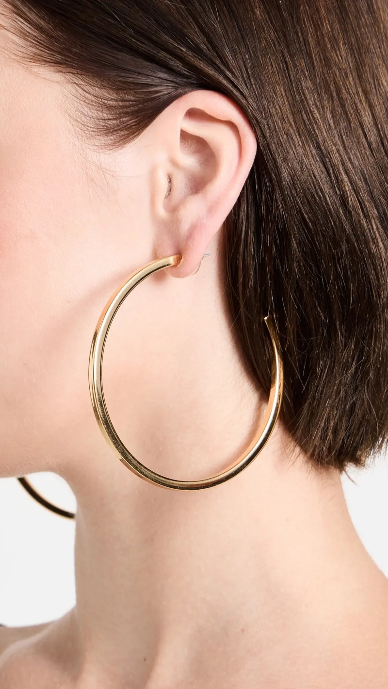 Hoop Earrings 70s Jewelry Lele Sadoughi