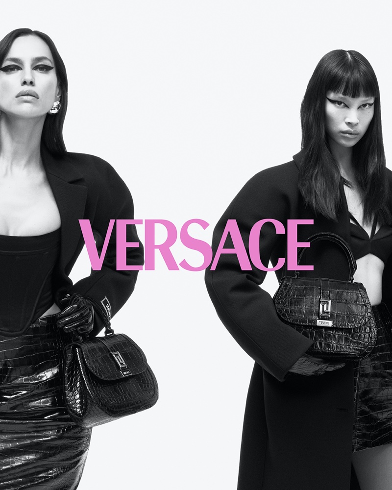 Irina Shayk Versace Fall 2023 Ad Campaign