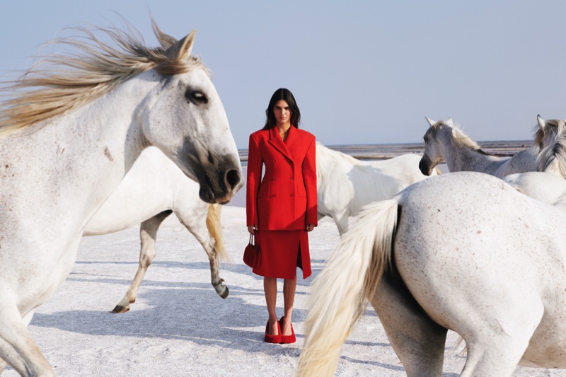 Kendall Jenner Stella McCartney Horses Winter 2023