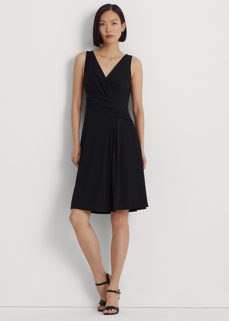 Little Black Dress Cocktail Party Sleeveless Lauren Ralph Lauren