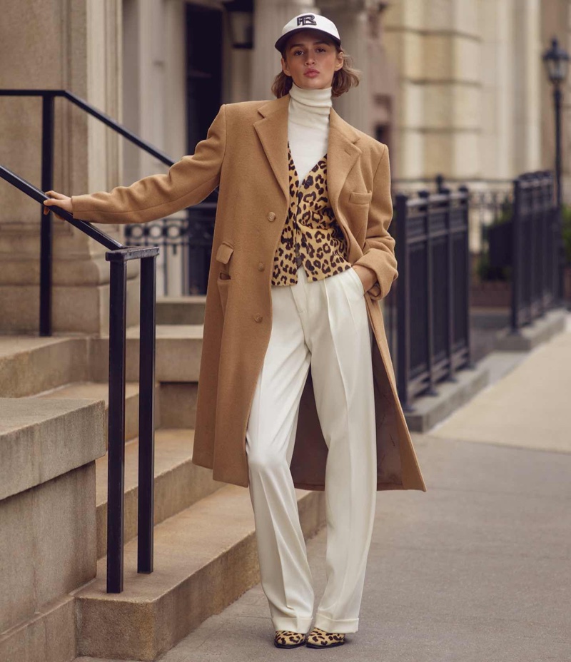 Ralph Lauren Pre-Fall 2023: Leopard & Tweed Style