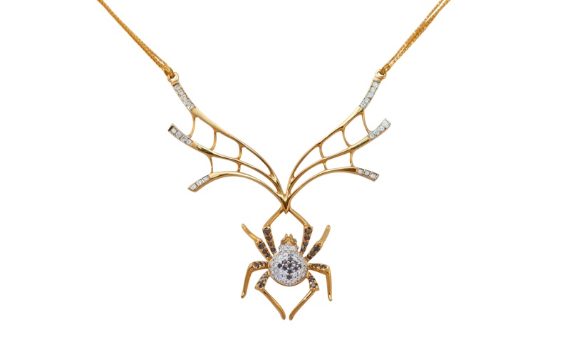 Spider Necklace Halloween Jewelry