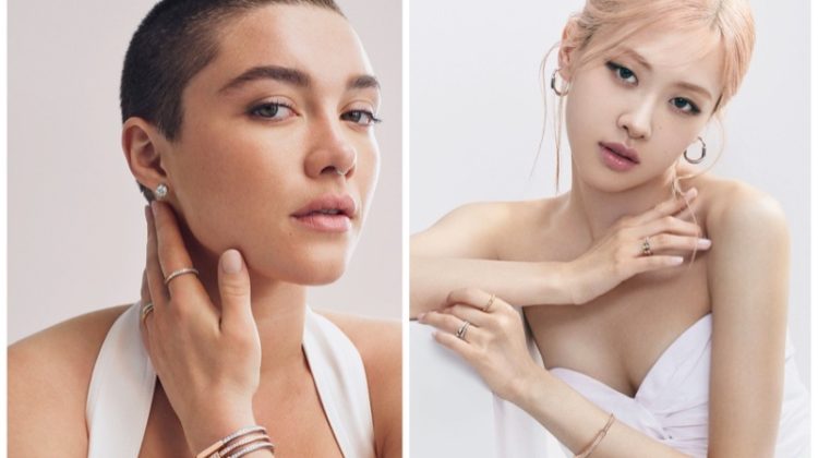 Florence Pugh, ROSÉ Stun in Tiffany & Co.’s Lock Jewelry