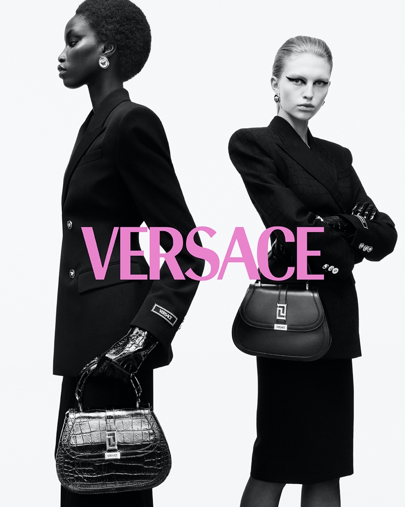 Gigi & Bella Hadid Join Donatella Versace for Versace's Spring 2022 Campaign