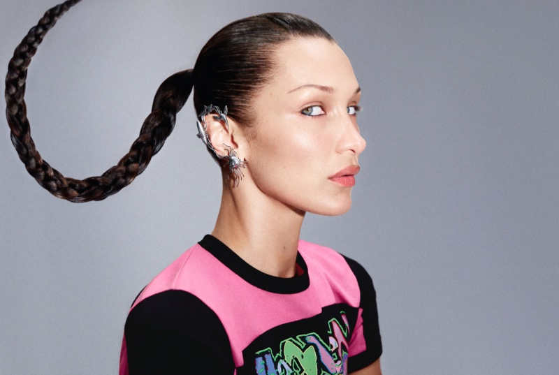 Bella Hadid Ponytail Heaven Marc Jacobs Fall 2023 Ad