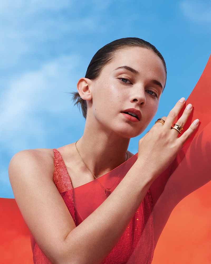 A new chapter in fragrance: Cailee Spaeny fronts Bulgari's revamped Omnia line.