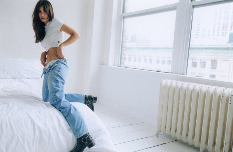 Emrata AG Jeans 2023 Ad Campaign