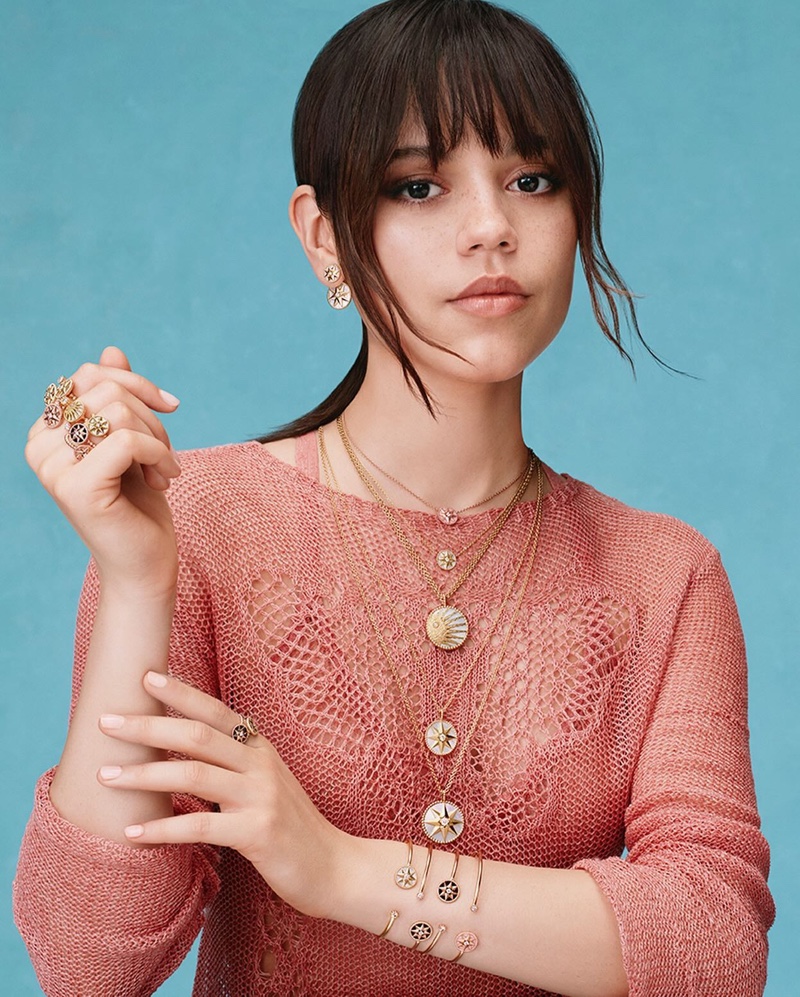 Jenna Ortega for Dior Jewelry 2023 Ad Campaign