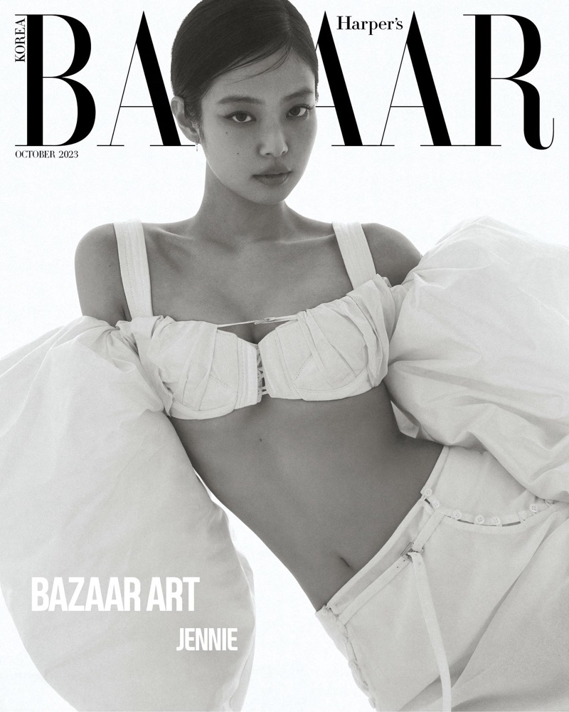 Jennie Jacquemus Harpers Bazaar Korea 2023 Cover
