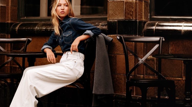 Lila Moss Embraces Cool Vibes in Pepe Jeans Fall 2023 Ad
