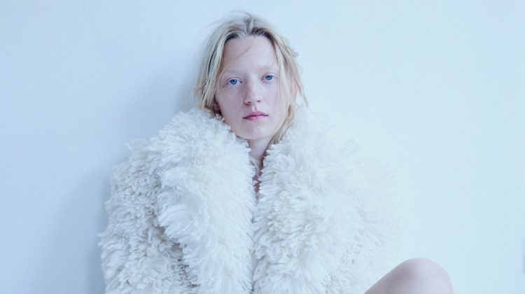 Marie Louwes Models Pared Down Glam in Marie Claire Turkey