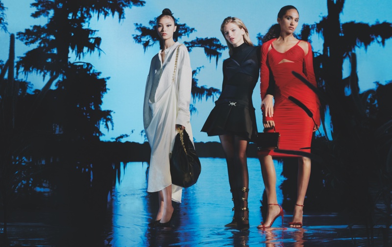 Designer looks featured in Neiman Marcus New Frontiers campaign.