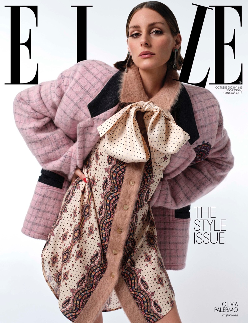 Olivia Palermo on ELLE Spain October 2023 cover. 