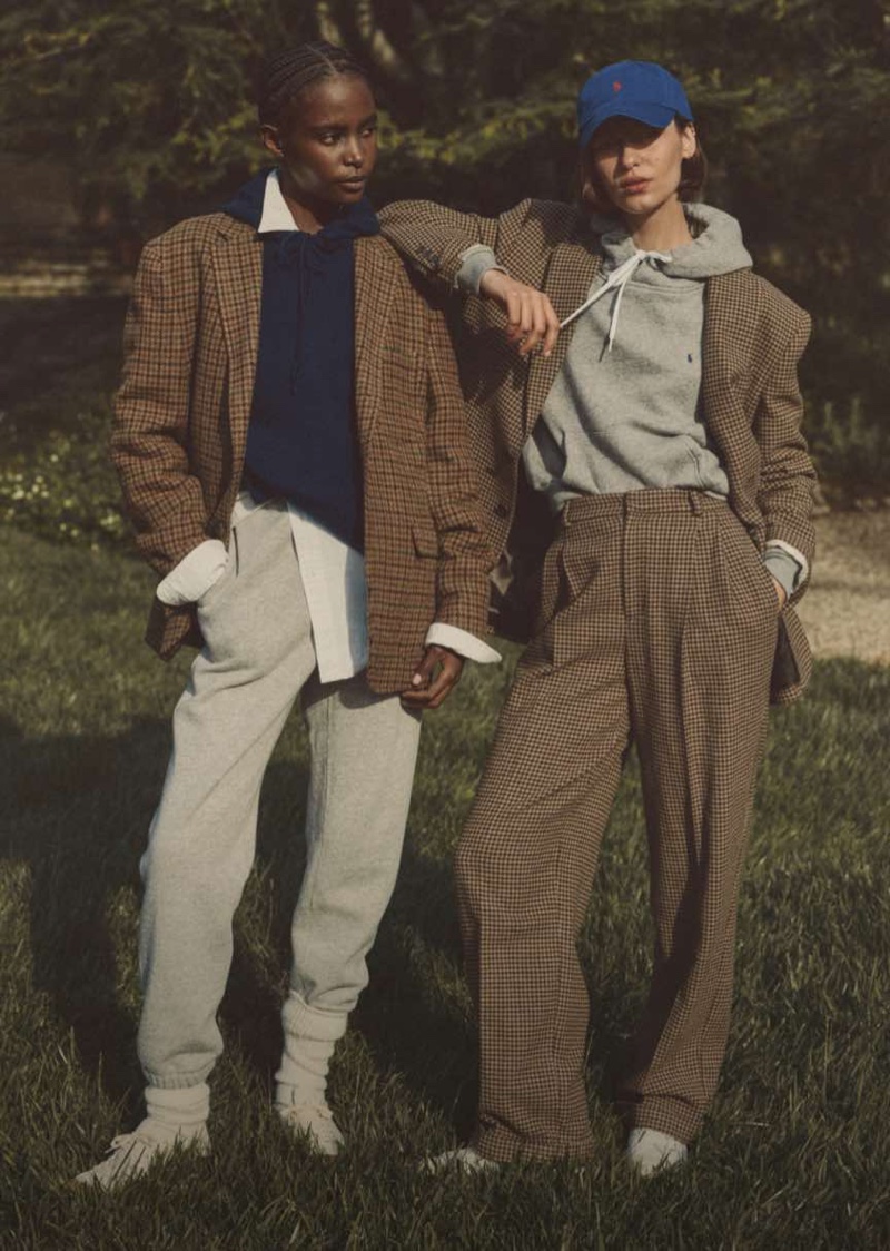 Tweed separates from Polo Ralph Lauren fall 2023: where comfort meets chic.