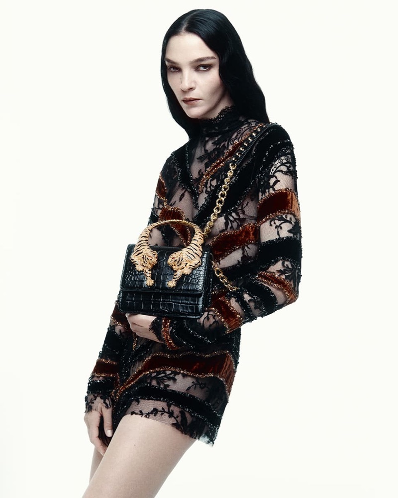 Roberto Cavalli Roar Bag Fall 2023 Campaign