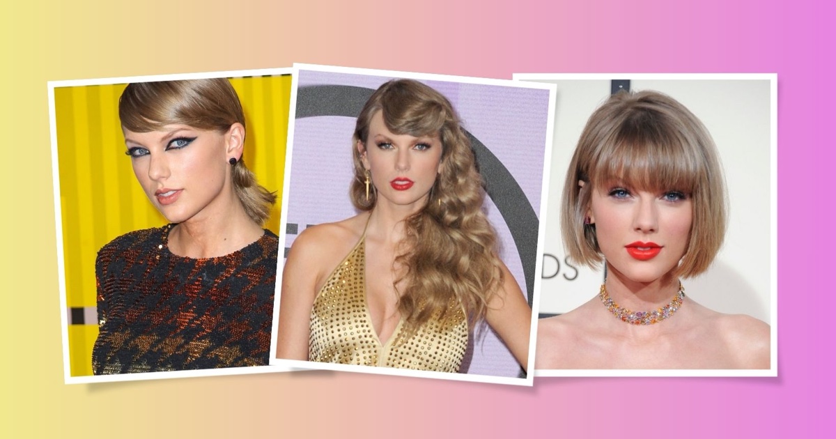 The Evolution Of Taylor Swift's Bangs, From Long & Blunt To Curly