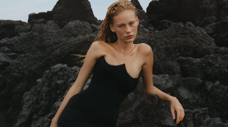 Tess Carter Wears Daring Shapes for WSJ. Magazine