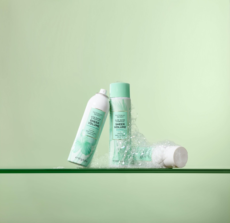 Aloe Water & Hibiscus Sheer Volume line from Victoria's Secret Natural Beauty Hair Care.