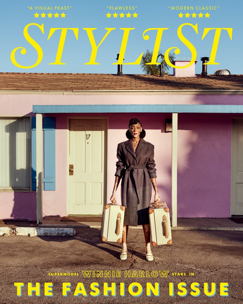 Winnie Harlow on Stylist Magazine Fashion issue 2023 cover.