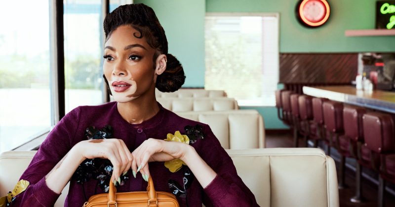 Winnie Harlow Channels Retro