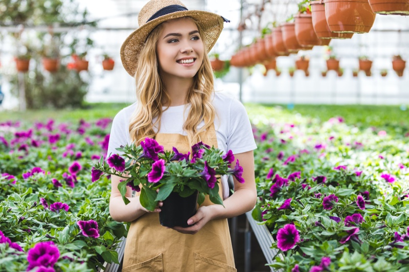 Woman Gardener Chic