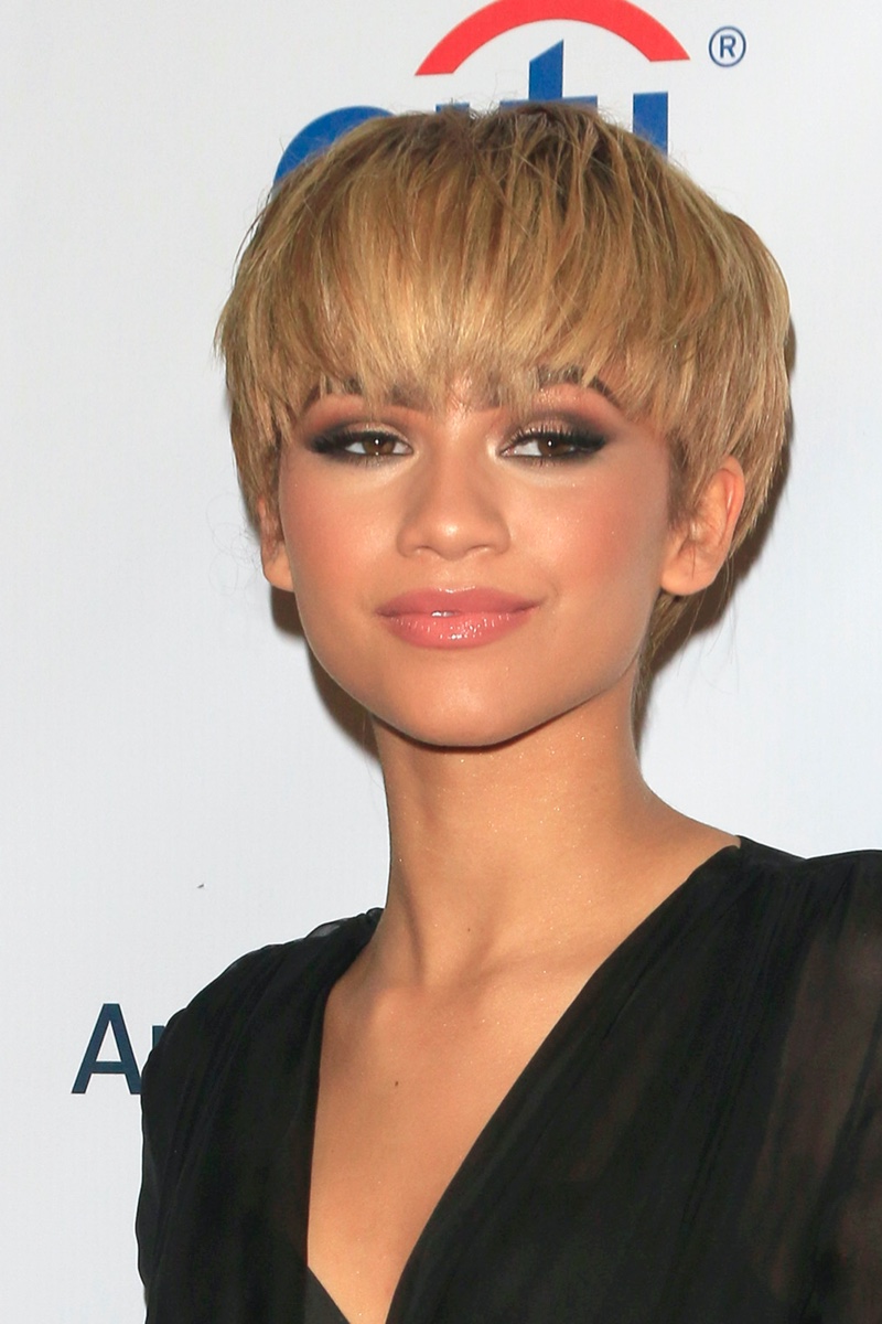 Zendaya has a short bowl cut in her latest photoshoot