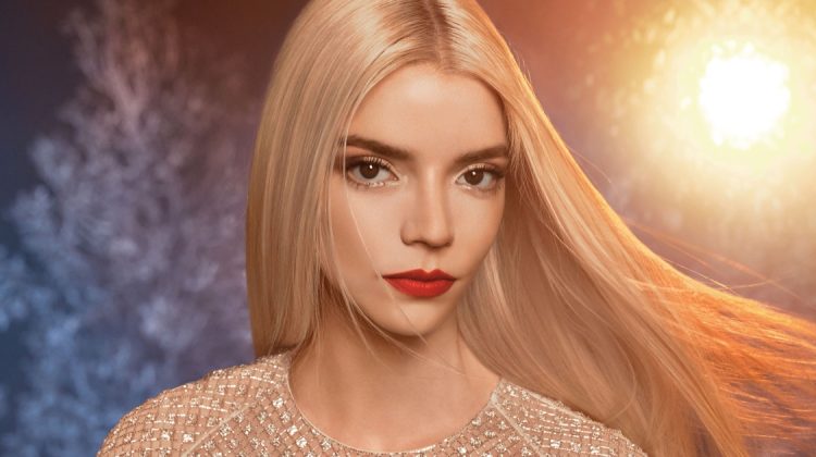 Anya Taylor-Joy is Golden in Dior Holiday 2023 Ad