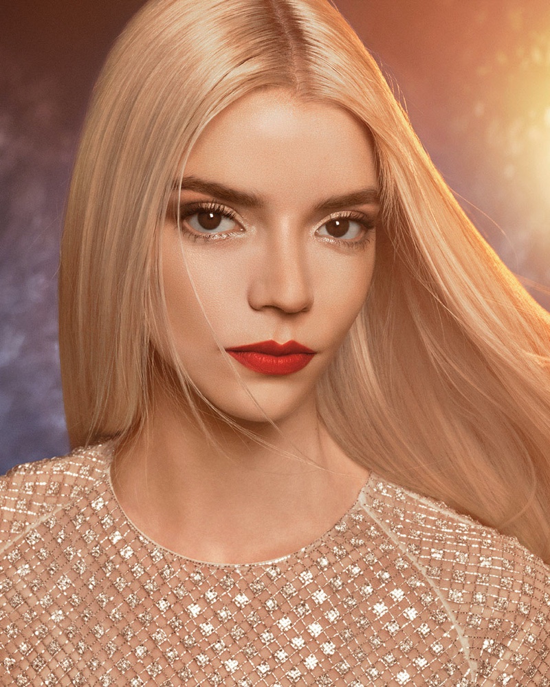 Anya Taylor-Joy Dior Holiday Makeup 2023 Ad
