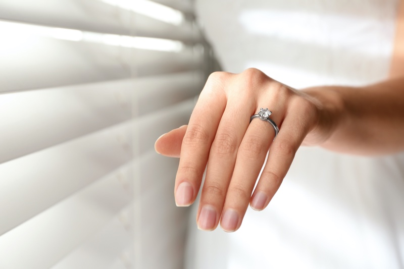 Bride Showing Ring