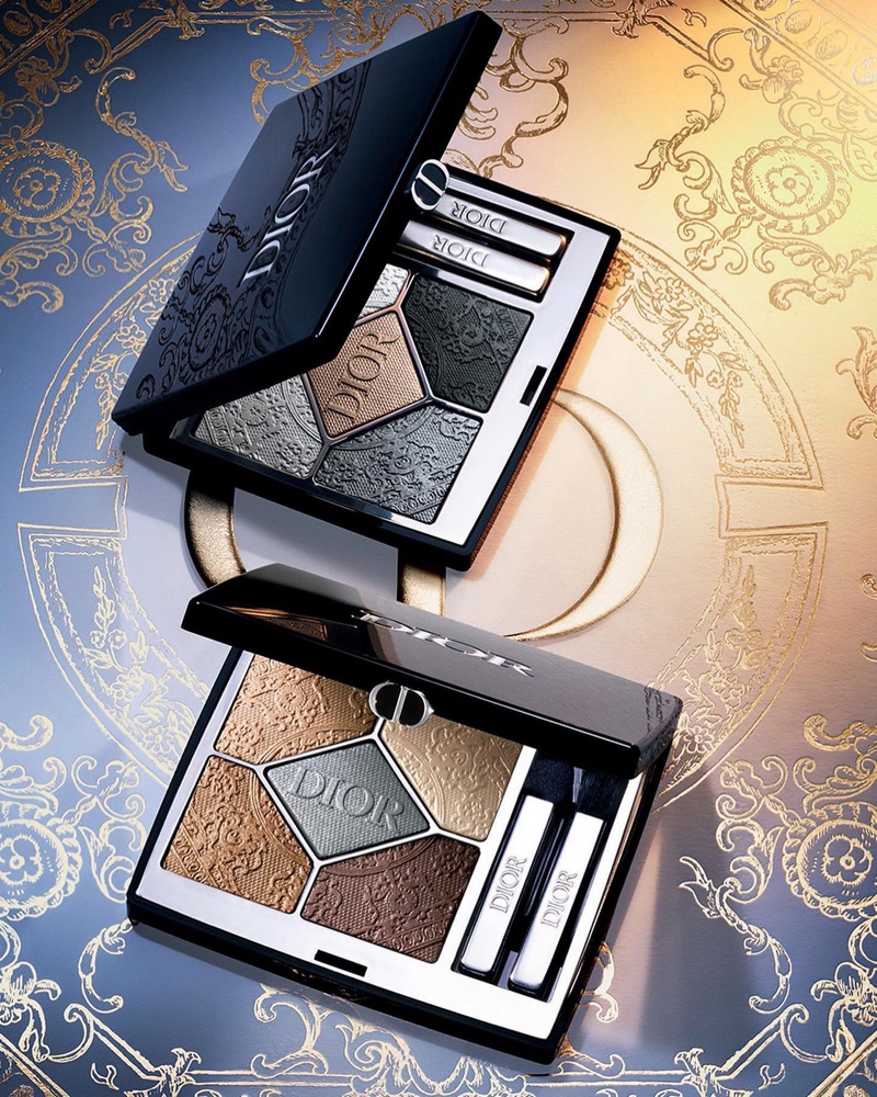 Diorshow 5 Couleurs palettes inspired by the Tuileries Gardens for Dior holiday collection.