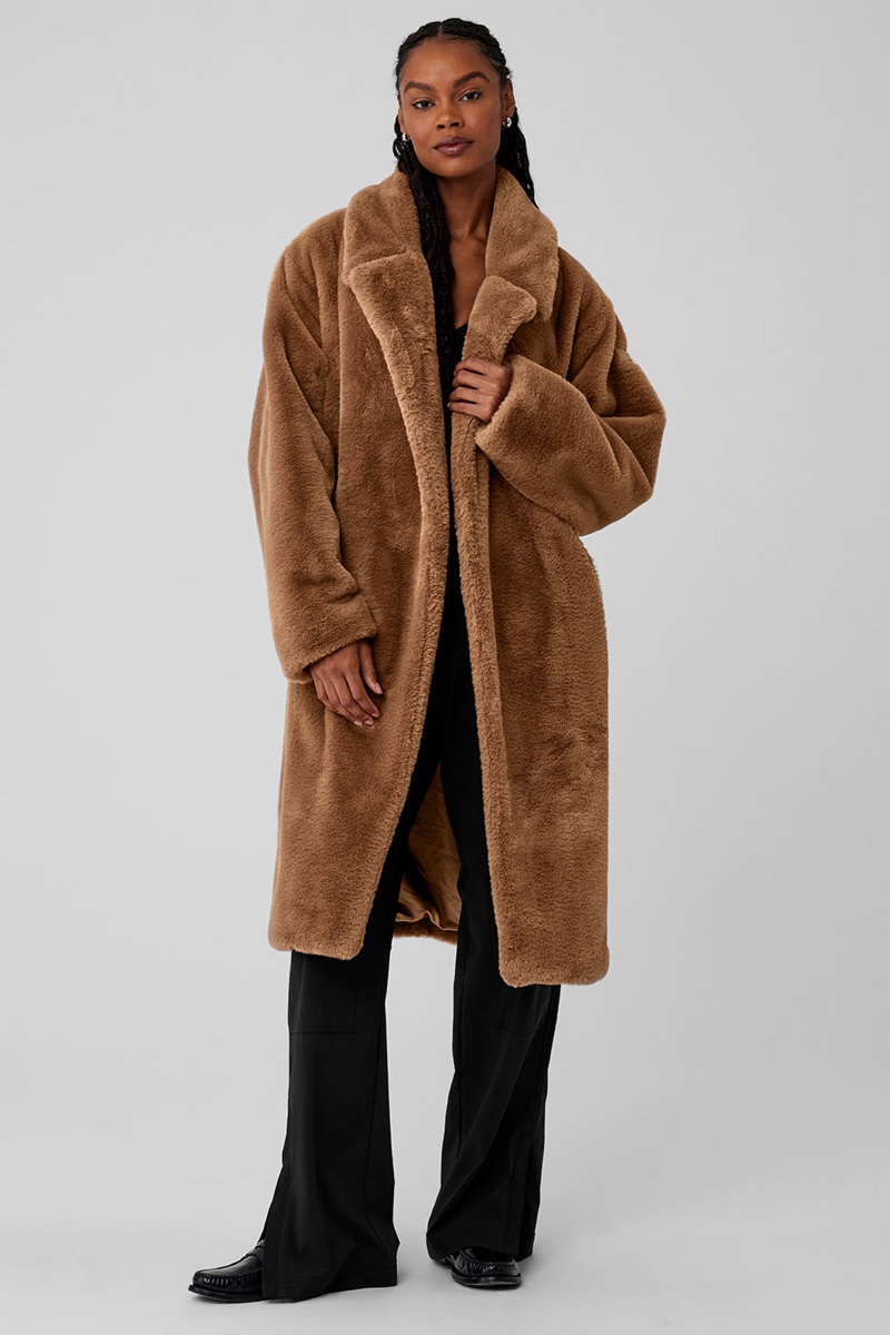 Faux Fur Coat Winter Outfits