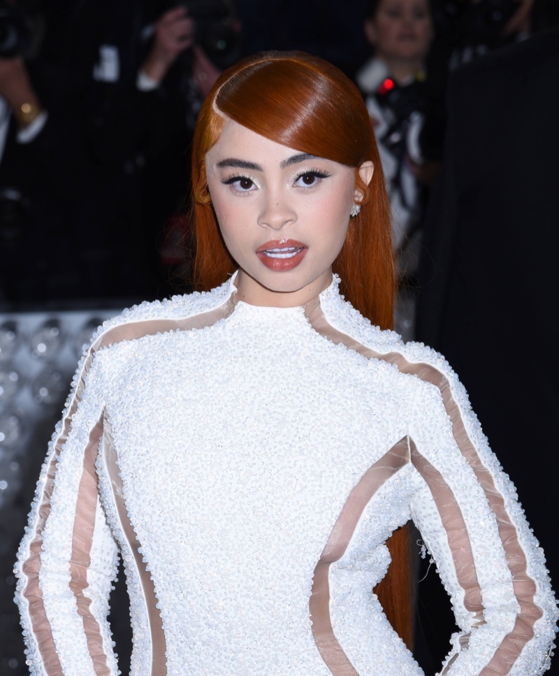 Ice Spice Auburn Hair Met Gala