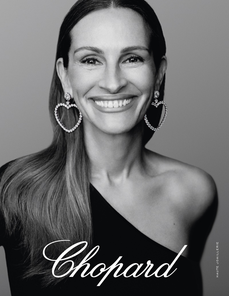 Julia Roberts Chopard Jewelry 2023 Ad Campaign