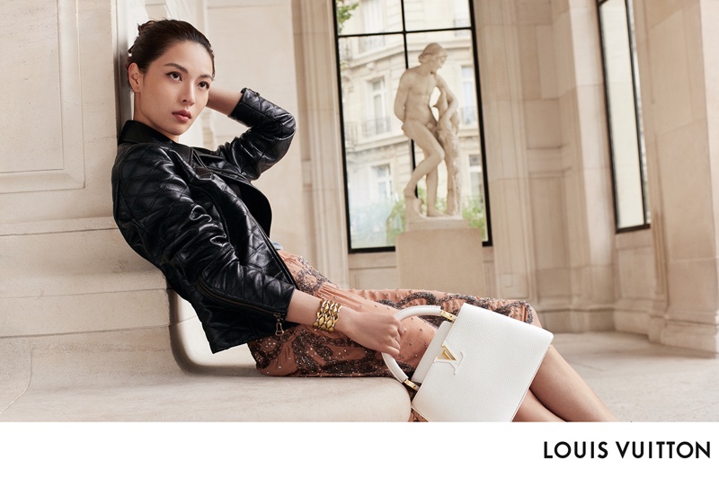 HoYeon Jung Models Leather Boots in Louis Vuitton's Pre-Fall 2023