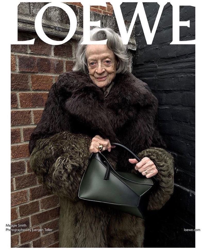 Maggie Smith LOEWE Pre-Spring 2024 Ad Campaign