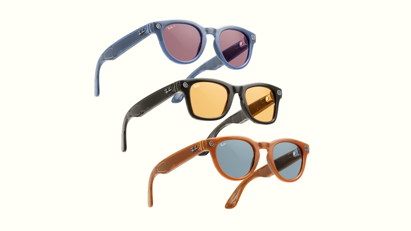 Different lens colors and frames stand out in Ray-Ban and Meta's collaboration.
