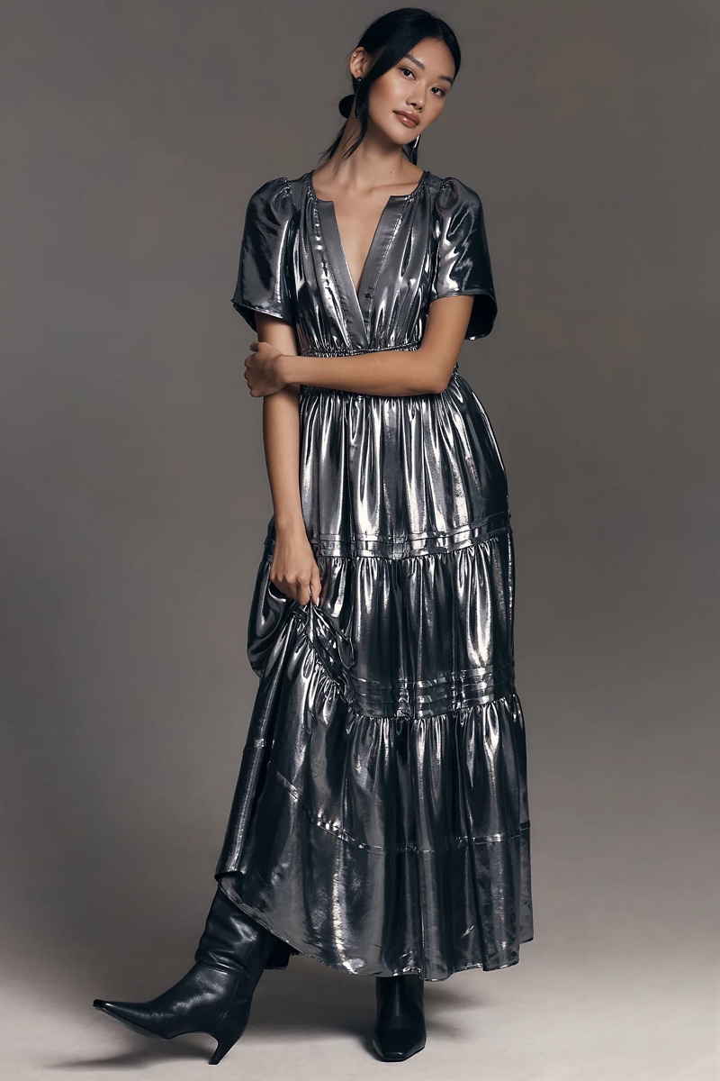 Somerset Maxi Dress Metallic Edition Holiday Party Dresses 2023