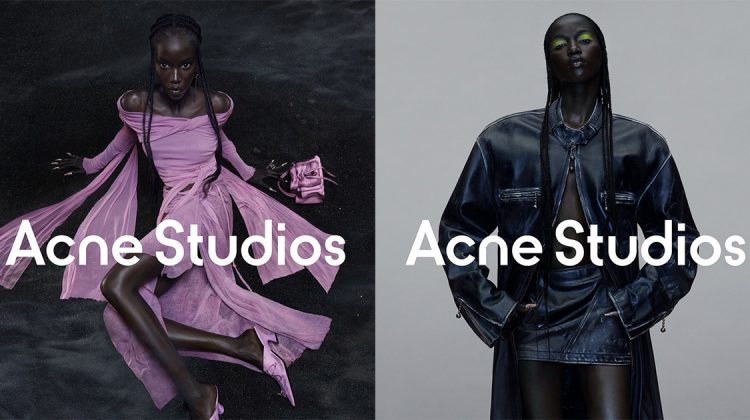 Anok Yai Brings Futuristic Vibes to Acne Studios Fall 2023