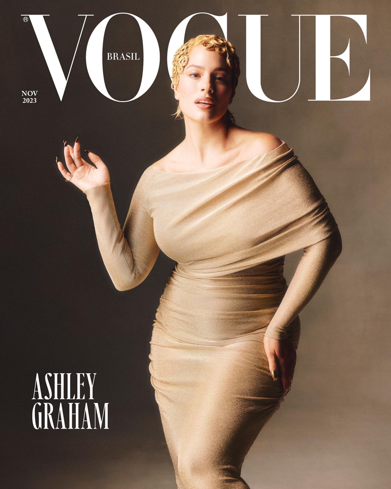 Ashley Graham Blonde Vogue Brazil 2023 Cover