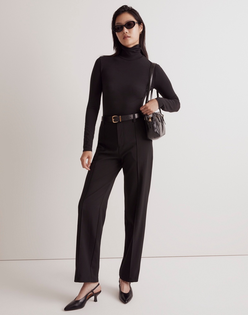 Black Turtleneck Outfit