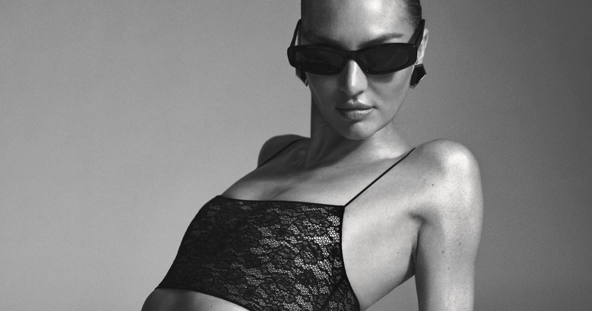 Candice Swanepoel Stuns in Tropic of C Lace Collection