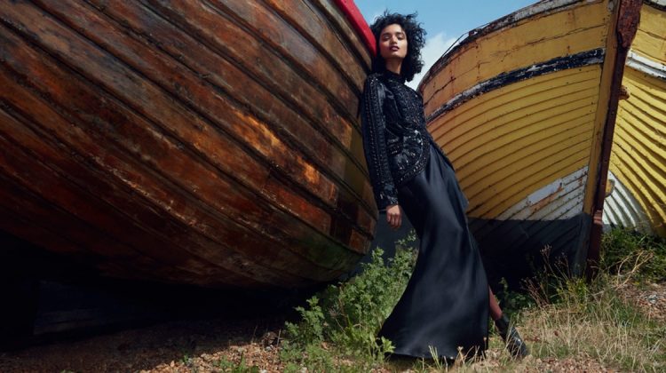 Charisse Mone Goes Seaside for Harper’s Bazaar Arabia